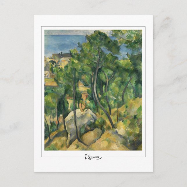 Paul Cézanne #50 - Fine Art Postcard (Front)