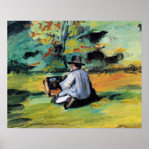 Paul Cezanne - A Painter at Work,  Poster