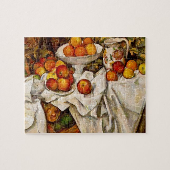 Paul Cézanne - Apples and Oranges fine art Jigsaw Puzzle (Horizontal)