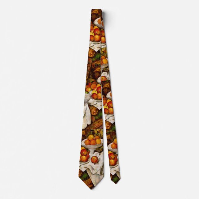 Paul Cézanne - Apples and Oranges Neck Tie (Front)