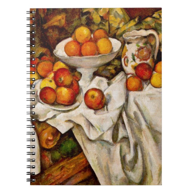 Paul Cezanne Apples Oranges Impressionism Spiral Notebook (Front)