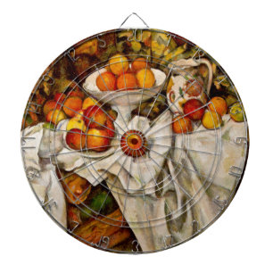 Paul Cezanne Apples Oranges Print Impressionism Dartboard