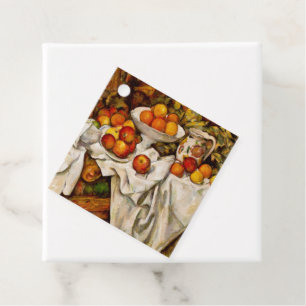 Paul Cezanne Apples Oranges Print Impressionism Favour Tags