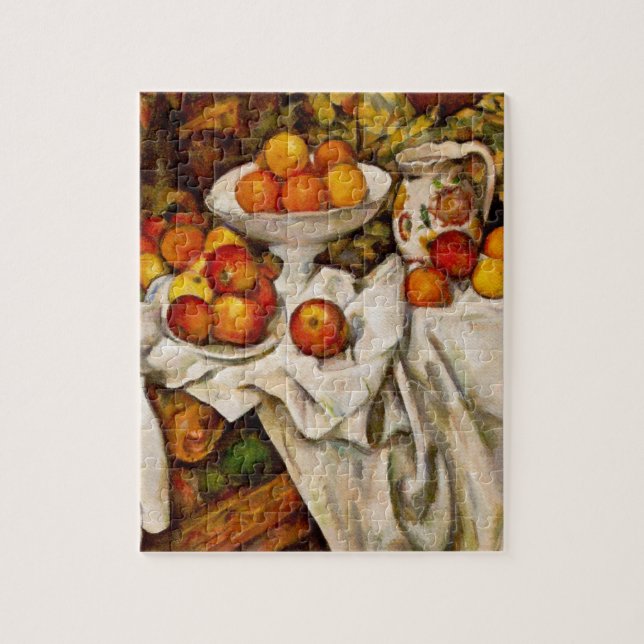 Paul Cezanne Apples Oranges Print Impressionism Jigsaw Puzzle (Vertical)
