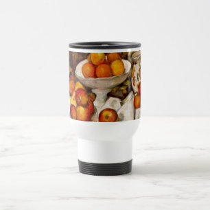 Paul Cezanne Apples Oranges Print Impressionism Travel Mug