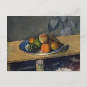 Paul Cezanne   Apples, Pears and Grapes, c.1879 Postcard