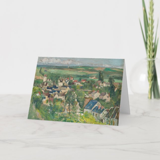 Paul Cezanne - Auvers, Panoramic View Card (Front)