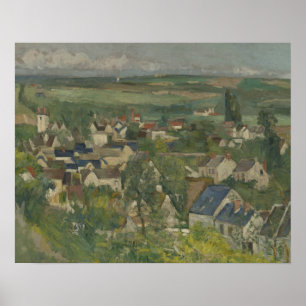 Paul Cezanne - Auvers, Panoramic View Poster