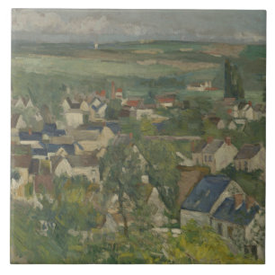 Paul Cezanne - Auvers, Panoramic View Tile