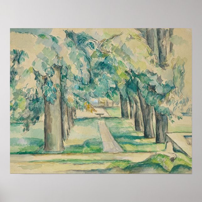Paul Cezanne - Avenue of Chestnut Trees Poster (Front)