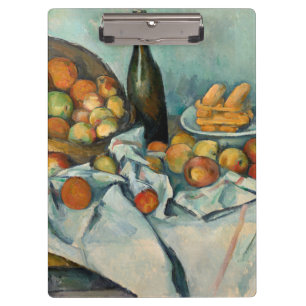 Paul Cezanne Basket of Apples Vintage Still Life Clipboard