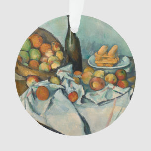 Paul Cezanne Basket of Apples Vintage Still Life Ornament