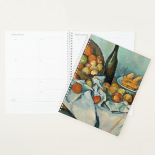 Paul Cezanne Basket of Apples Vintage Still Life Planner