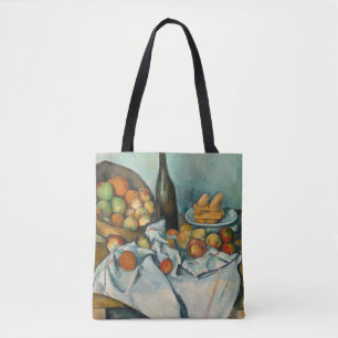 Paul Cezanne Basket of Apples Vintage Still Life Tote Bag