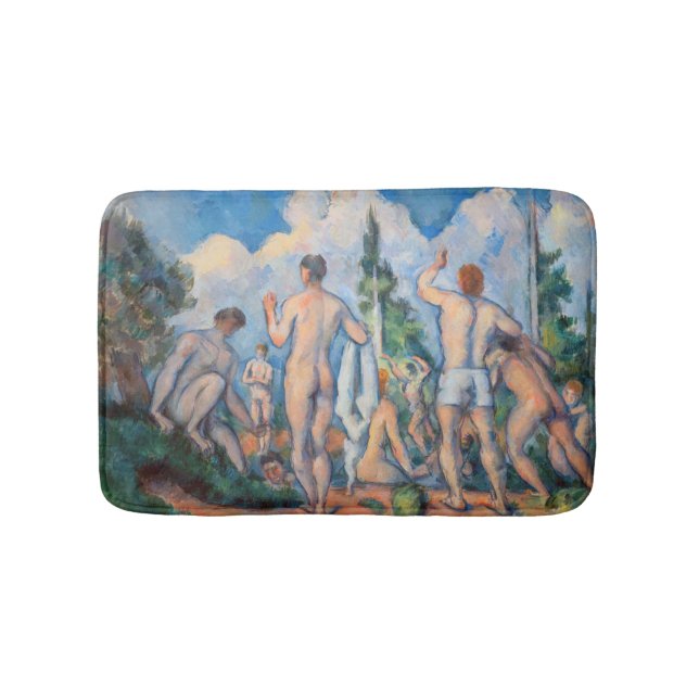 Paul Cezanne - Bathers Bath Mat (Front)