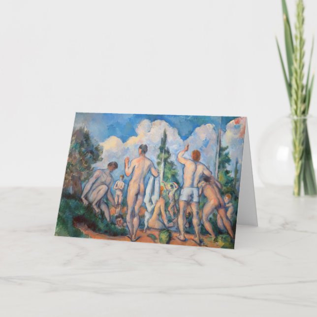 Paul Cezanne - Bathers Card (Front)