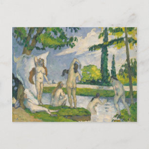 Paul Cezanne Bathers Postcard