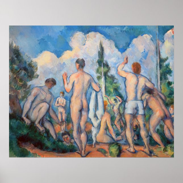 Paul Cezanne - Bathers Poster (Front)