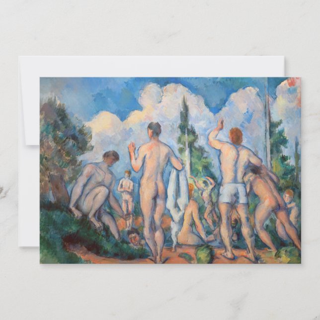 Paul Cezanne - Bathers Thank You Card (Front)