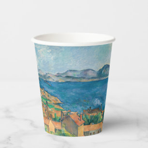 Paul Cezanne - Bay of Marseille, Seen from Estaque Paper Cups