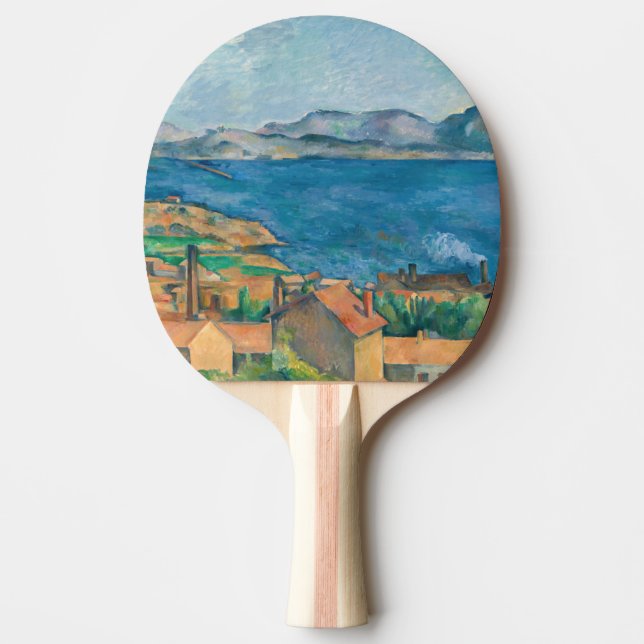 Paul Cezanne - Bay of Marseille, Seen from Estaque Ping Pong Paddle (Front)