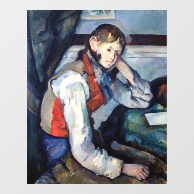 Paul Cezanne - Boy in the Red Vest (Sheet)