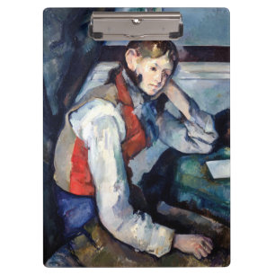 Paul Cezanne - Boy in the Red Vest Clipboard