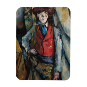 Paul Cezanne - Boy in the Red Vest Magnet