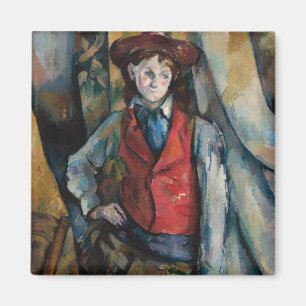 Paul Cezanne - Boy in the Red Vest Magnet