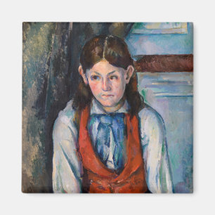 Paul Cezanne - Boy in the Red Vest Magnet