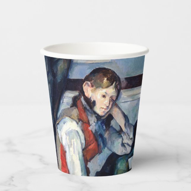 Paul Cezanne - Boy in the Red Vest Paper Cups (Front)
