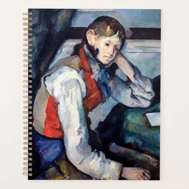 Paul Cezanne - Boy in the Red Vest Planner (Front)