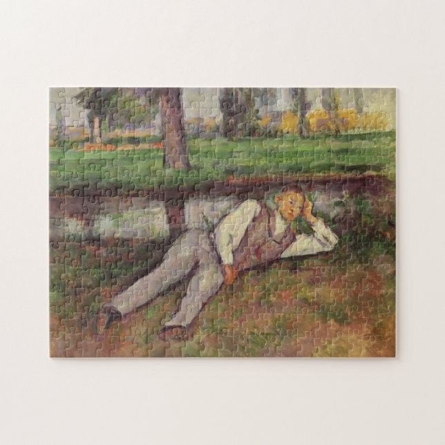 Paul Cezanne | Boy Resting Jigsaw Puzzle (Horizontal)