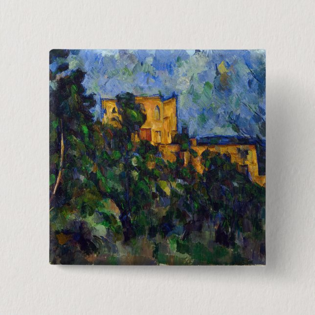 Paul Cezanne - Chateau Noir 15 Cm Square Badge (Front)