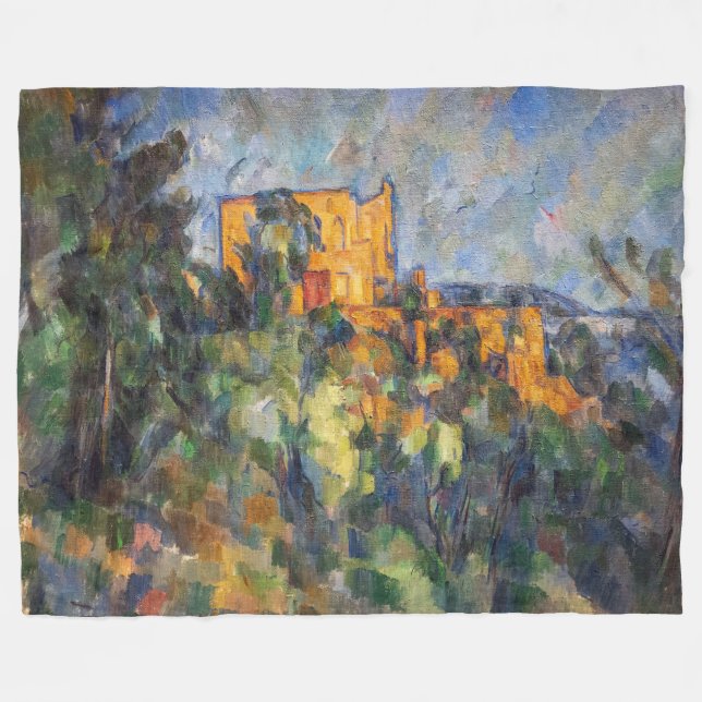 Paul Cezanne - Chateau Noir Fleece Blanket (Front (Horizontal))