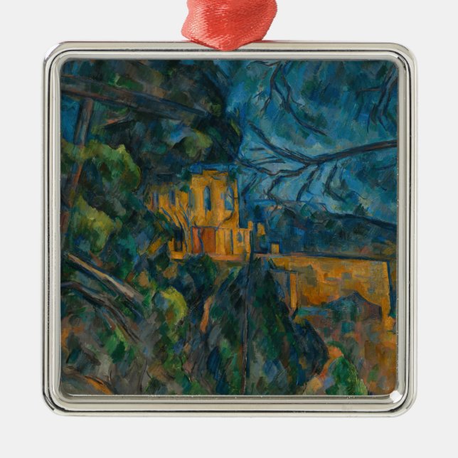 Paul Cezanne - Chateau Noir Metal Tree Decoration (Front)