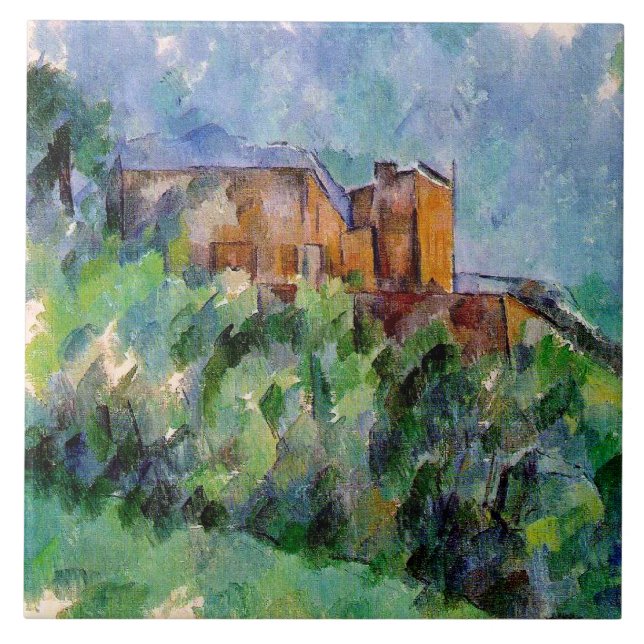 Paul Cezanne - Chateau Noir Tile (Front)