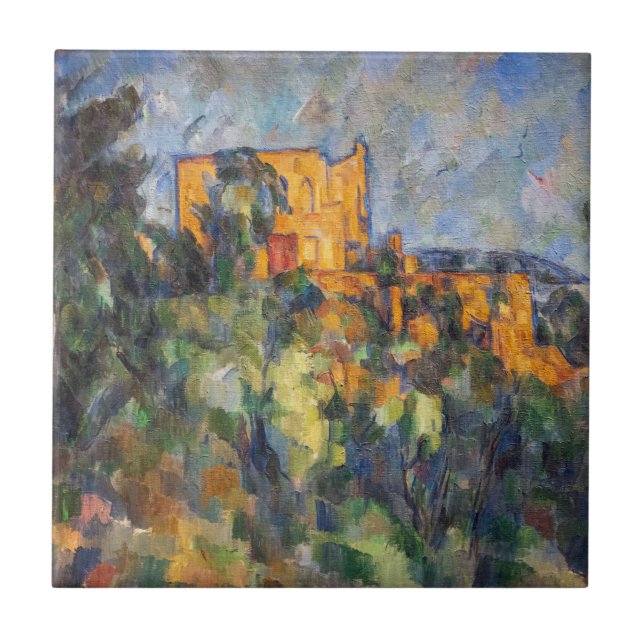 Paul Cezanne - Chateau Noir Tile (Front)