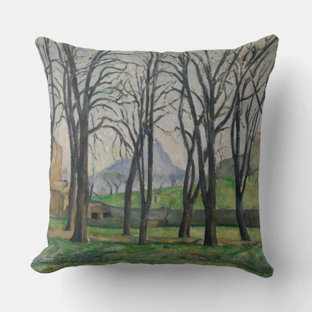 Paul Cezanne | Chestnut Trees at Jas de Bouffan, c Cushion (Front)