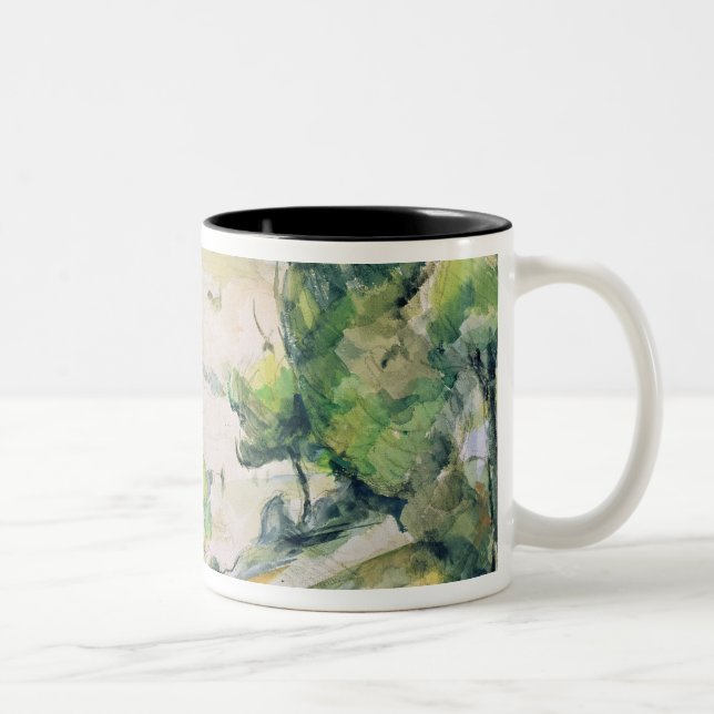 Paul Cezanne | Countryside in Provence Two-Tone Coffee Mug (Right)