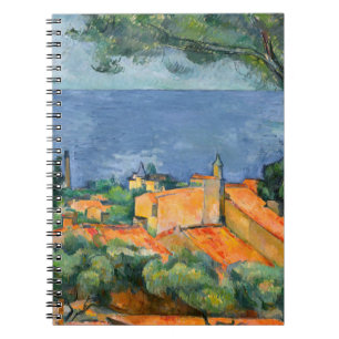Paul Cezanne - Estaque with Red Roofs Notebook
