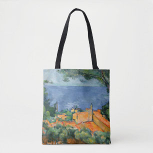 Paul Cezanne - Estaque with Red Roofs Tote Bag