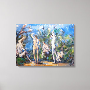 Paul Cezanne - Five Bathers Canvas Print