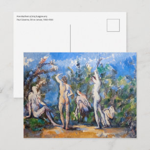 Paul Cezanne - Five Bathers Postcard