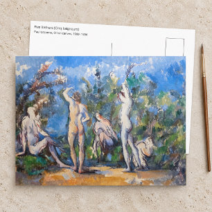 Paul Cezanne - Five Bathers Postcard