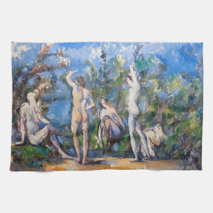 Paul Cezanne - Five Bathers Tea Towel
