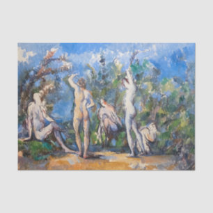 Paul Cezanne - Five Bathers Tissue Paper
