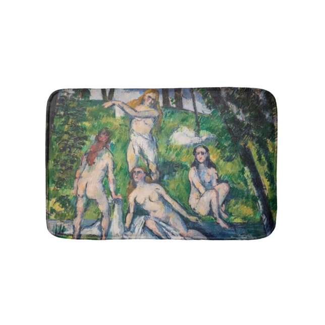 Paul Cezanne - Four Bathers Bath Mat (Front)
