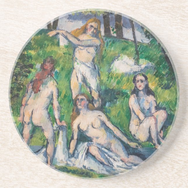 Paul Cezanne - Four Bathers Coaster (Front)