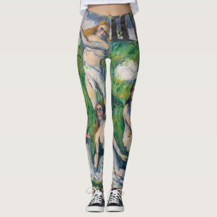 Paul Cezanne - Four Bathers Leggings